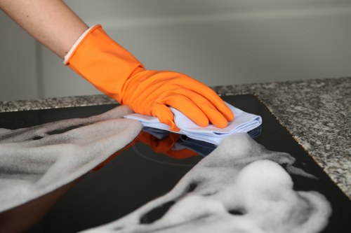 Carpet cleaning team using eco-friendly recycling practices in Mottingham